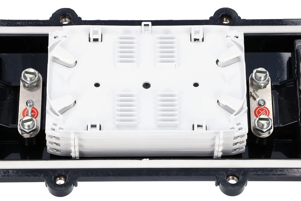 Extralink Laura | Chiusura FTTX | 4 vassoi, 48 core, da esterno Miejsce na splitter w mufieNie