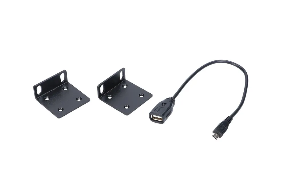 MikroTik RB2011UiAS-RM | Router | 5x RJ45 100Mb/s, 5x RJ45 1000Mb/s, 1x SFP, 1x USB, LCD Dodatkowe złącza / interfejsy1x microSD