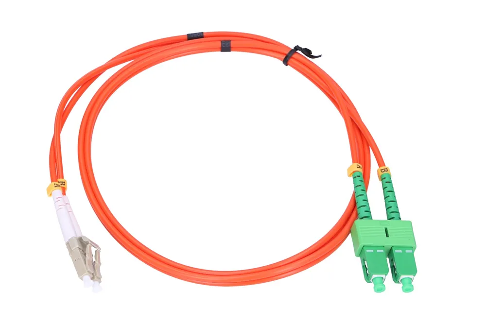 Extralink LC/UPC-SC/APC | Patchcord | Multimodový, OM2, Duplex, G657A, 3mm, 1m Długość1m