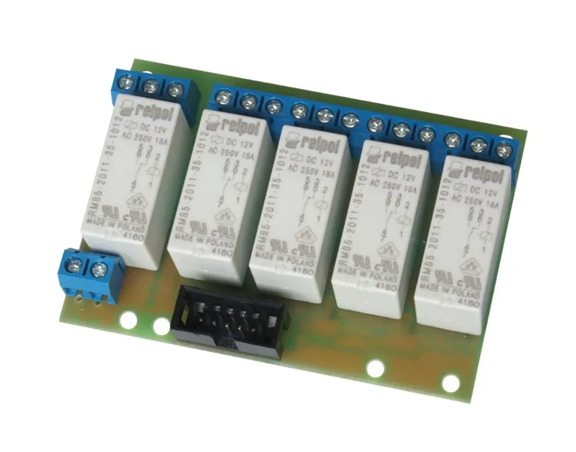 Tinycontrol | Placa de relés | 16A x 5 0