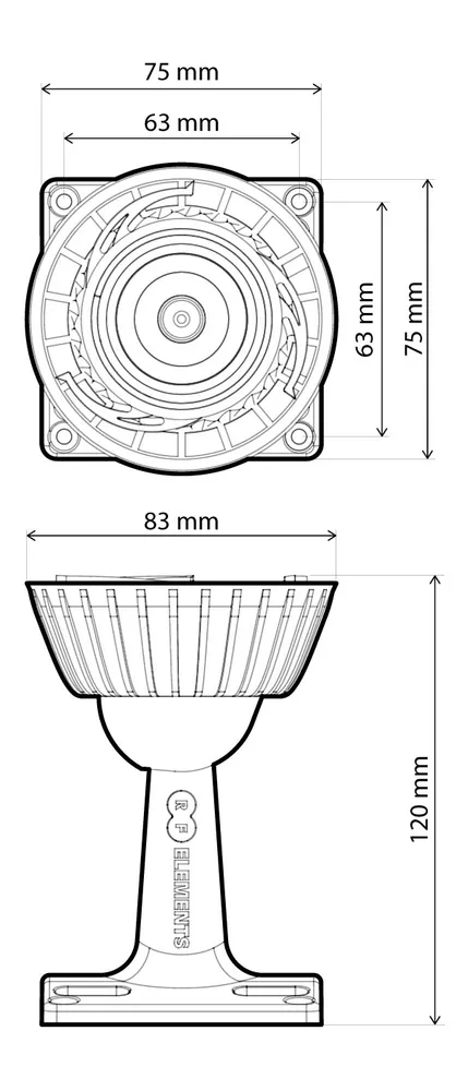 RF Elements NanoBracke | Soporte de montaje | dedicado para Ubiquiti NBE-M5-19 3