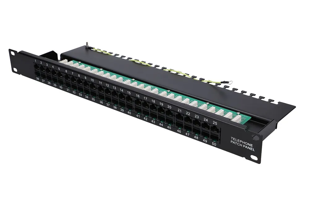 Extralink Voice | Patchpanel | 50 portów 0