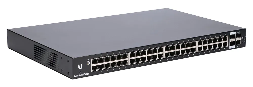 Ubiquiti ES-48-LITE | Switch | EdgeMAX EdgeSwitch, 48x RJ45 1000Mb/s, 2x SFP+, 2x SFP Typ obudowyRack (1U)