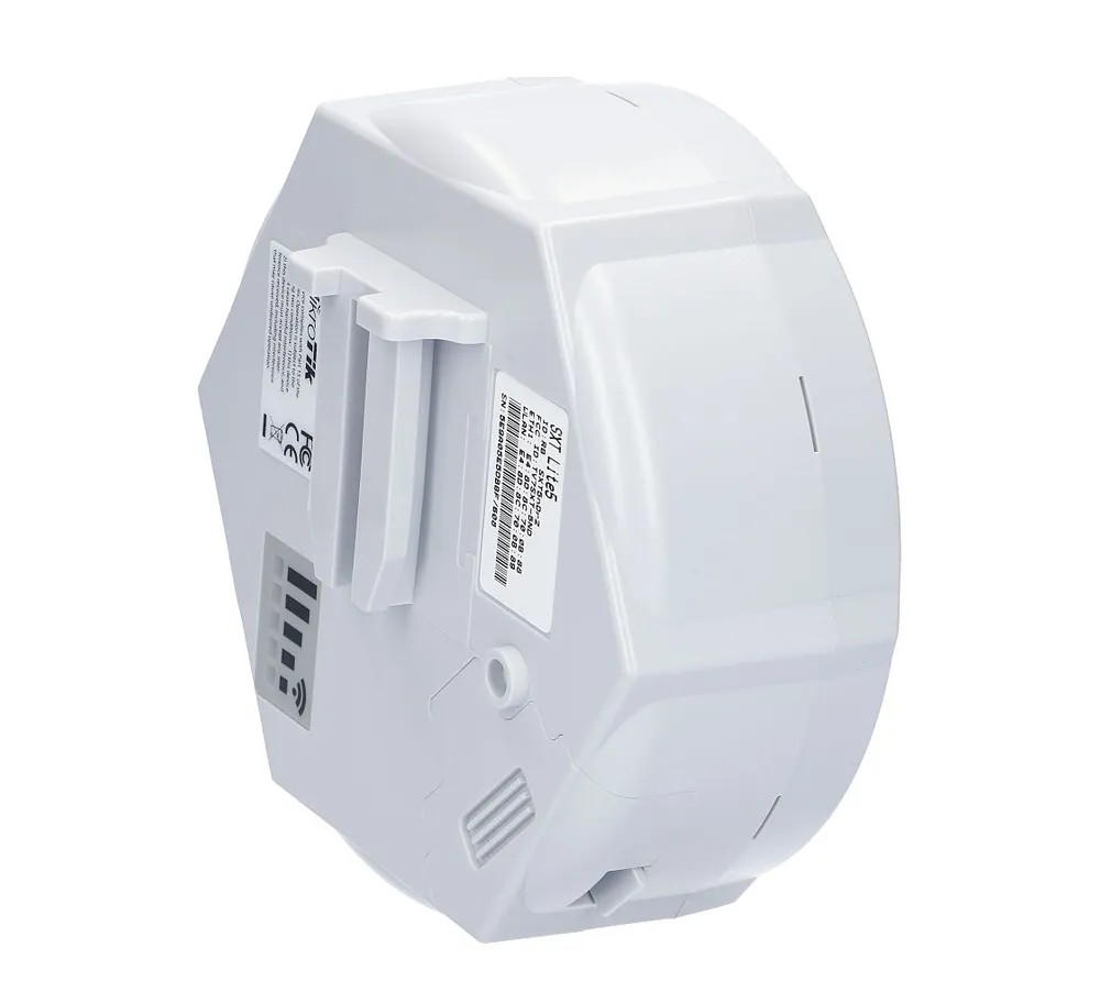 MikroTik SXT Lite5 | Klientská zařízení | RBSXT5nDr2, 5GHz, 1x RJ45 100Mb/s Maksymalna prędkość transmisji bezprzewodowej300 Mb/s
