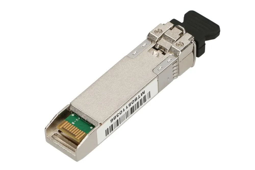 MikroTik S-31DLC20D | SFP Módulo | 1,25Gb/s, 1310nm, 2x LC, 20km, Single mode Moduł SFP - prędkość portu1,25 Gbps
