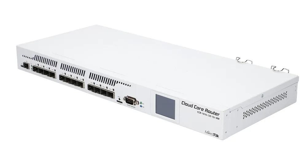 MikroTik CCR1016-12S-1S+ | Router | 12x SFP, 1x SFP+, 1x USB Dodatkowe złącza / interfejsy1x USB