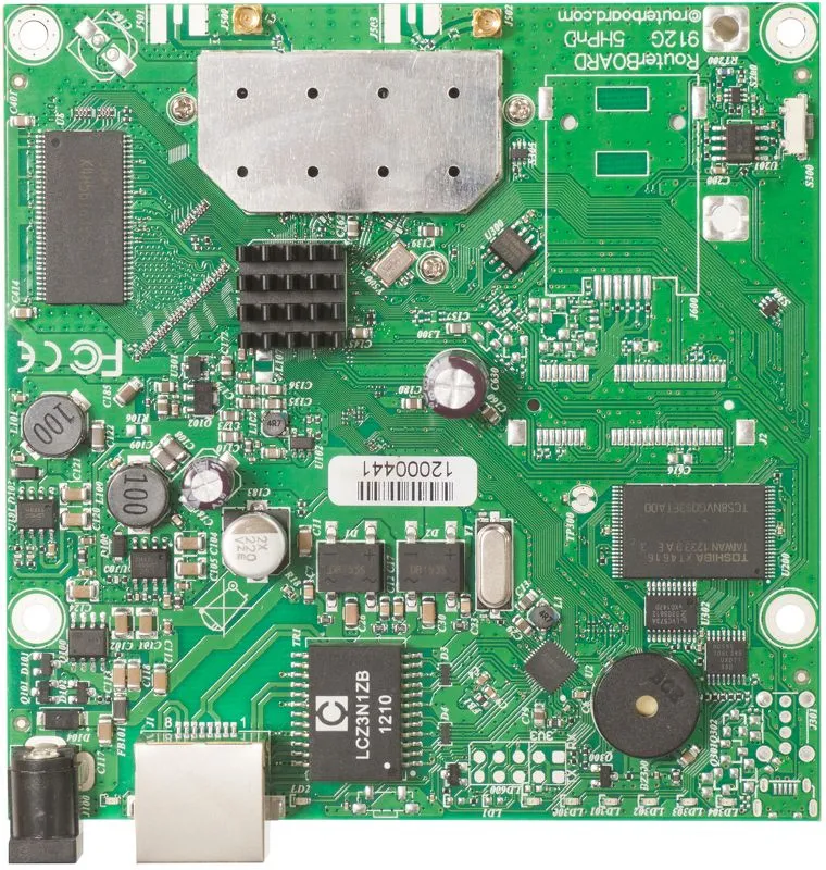 MikroTik RB911G-2HPnD | WiFi Router | 2,4GHz, 1x RJ45 1000Mb/s Częstotliwość pracy2.4 GHz