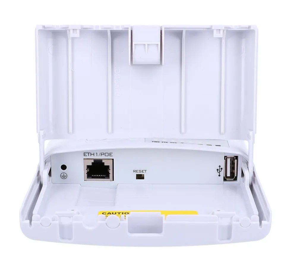 MikroTik BaseBox 5 | Urządzenie klienckie | RB912UAG-5HPnD-OUT, 5GHz, 1x RJ45 1000Mb/s, 1x miniPCIe, 1x USB Standard sieci LANGigabit Ethernet 10/100/1000 Mb/s