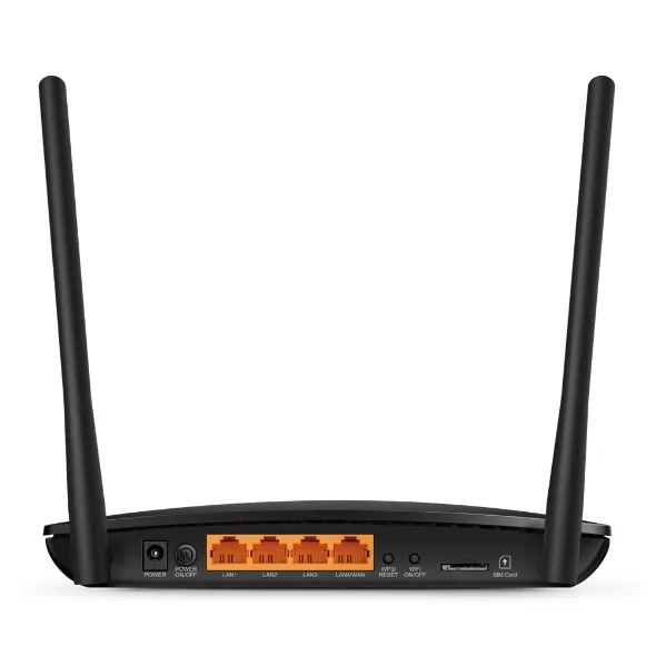 TP-Link Archer MR200 | LTE Router | AC750, Dual Band, 4x RJ45 100Mb/s, 1x SIM Ilość portów WAN1x 10/100BaseTX (RJ45)