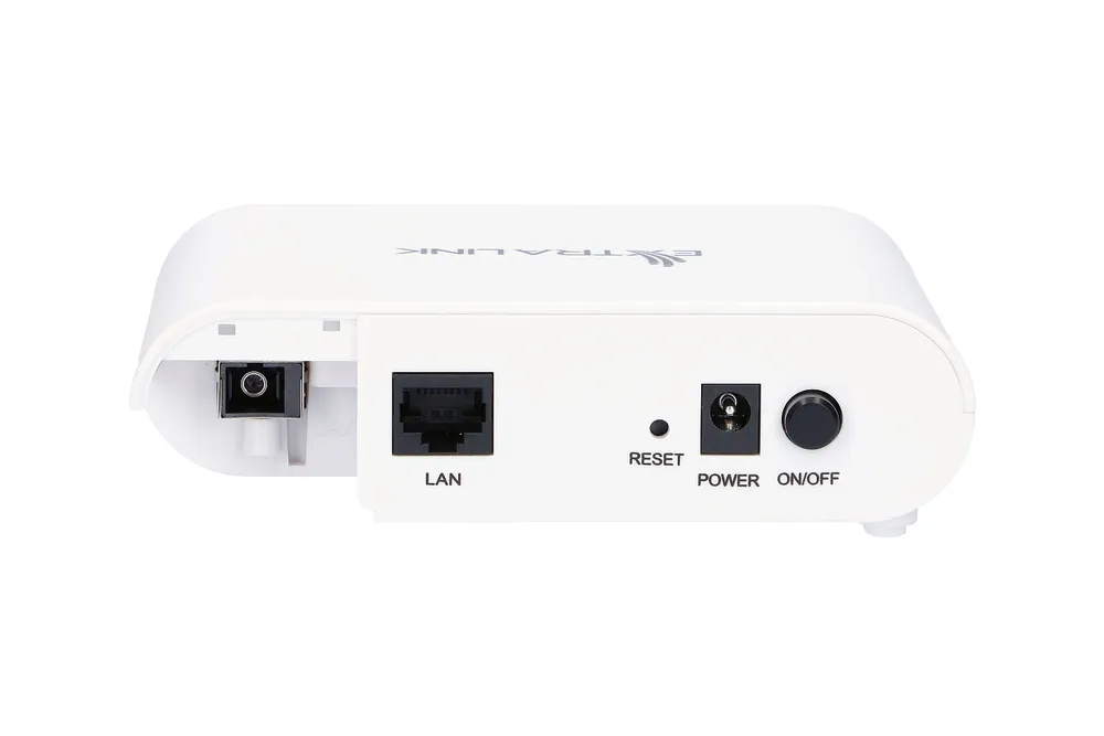 Extralink Venus | ONT | EPON/GPON, 1x RJ45 1000Mb/s, funkce routing/NAT, chipset Mediatec v souladu s ZTE, Huawei, Ubiquiti Standard PONGPON