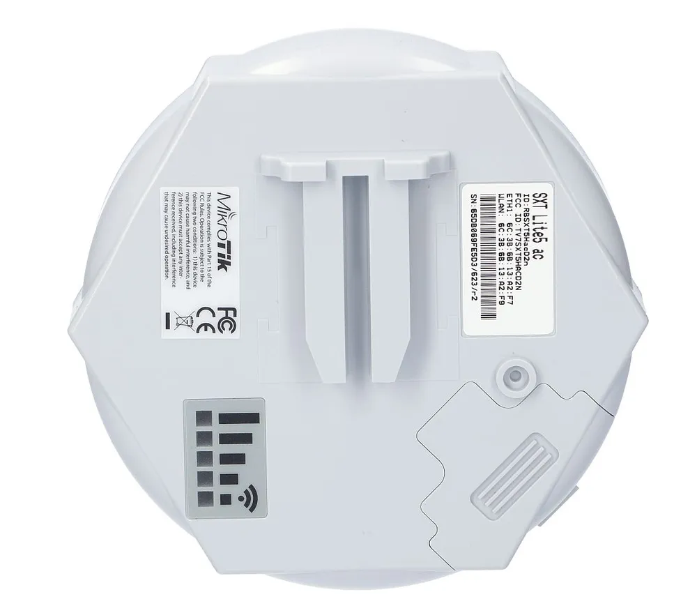 MIKROTIK SXT LITE5 AC RBSXT5HACD2N 650MHZ, 64MB, 1XFE, 2X2MIMO, 5GHZ, 16DBI, L3 Częstotliwość pracy2.4 GHz