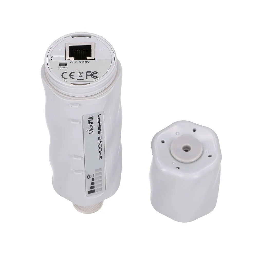 MikroTik Groove 52 | CPE | RBGroove52HPn, 2,4GHz, 5GHz, 1x RJ45 100Mb/s Standard sieci LANFast Ethernet 10/100Mb/s