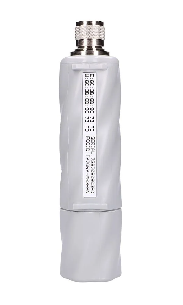 MikroTik Groove 52 | CPE | RBGroove52HPn, 2,4GHz, 5GHz, 1x RJ45 100Mb/s Standardy sieci bezprzewodowejIEEE 802.11a