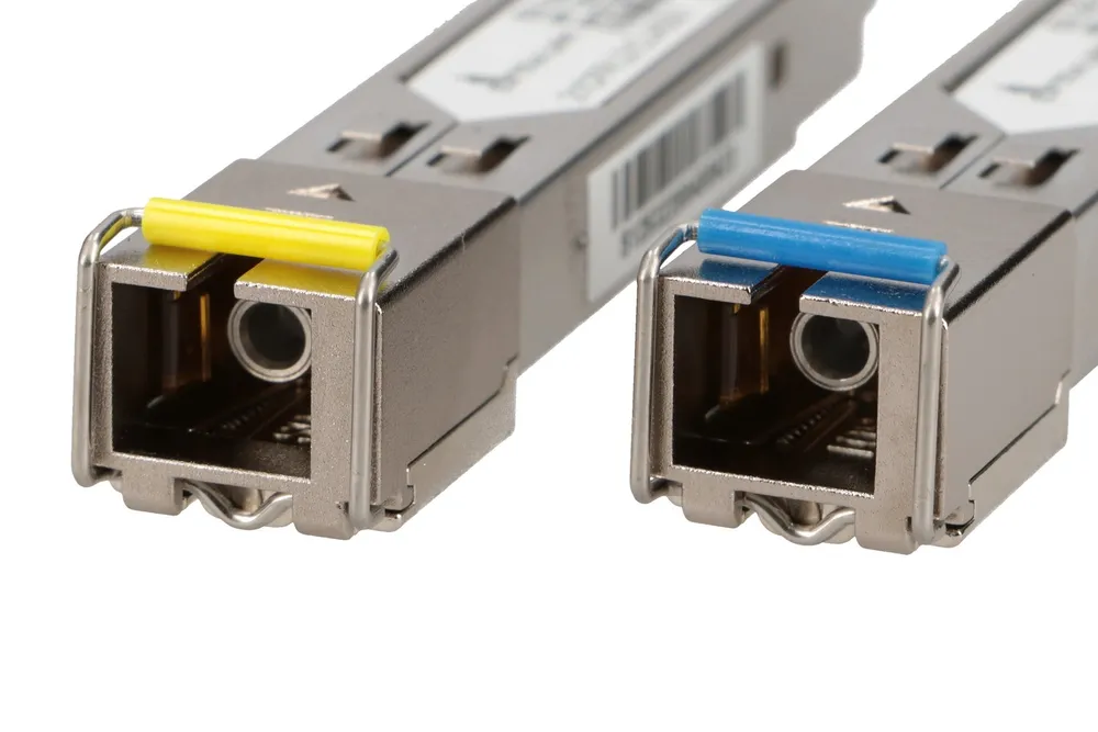 Extralink SFP 1.25G | SFP WDM Módulo | 1,25Gbps, 1310/1550nm, single mode, 20km, SC, DOM, pair Złącze wyjścioweSC