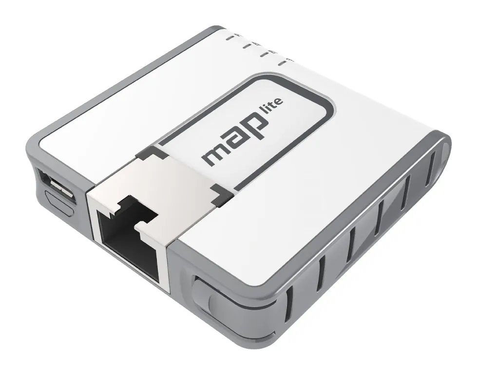 MikroTik mAP lite | Punto de acceso | RBmAPL-2nD, 2x2 MIMO, 2,4GHz, 1x RJ45 100Mb/s Częstotliwość pracy2.4 GHz