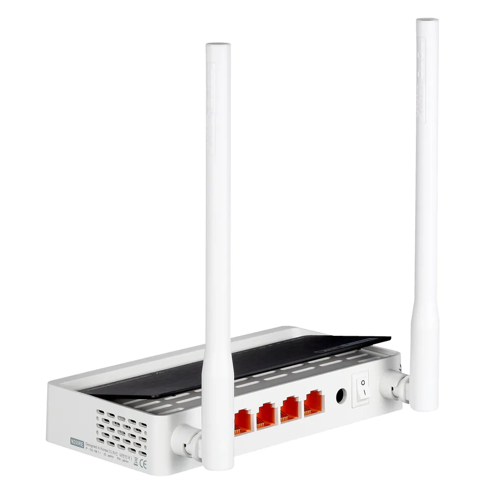 Totolink N300RT | WiFi Router | 300Mb/s, 2,4GHz, 5x RJ45 100Mb/s, 2x 5dBi Ilość portów WAN1x 10/100BaseTX (RJ45)