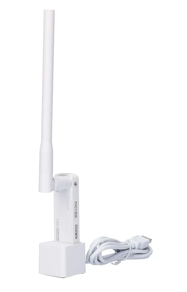 Totolink N150UA | WiFi USB Adapter | 150Mb/s, 2,4GHz, 5dBi Standardy sieci bezprzewodowejIEEE 802.11a