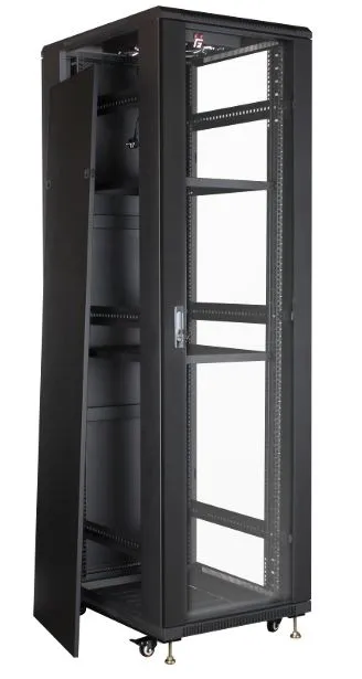 Getfort 42U 600x1000 | Armario rack | De pie, 2 estanterías, 4 ventiladores Wysokość szafy42U