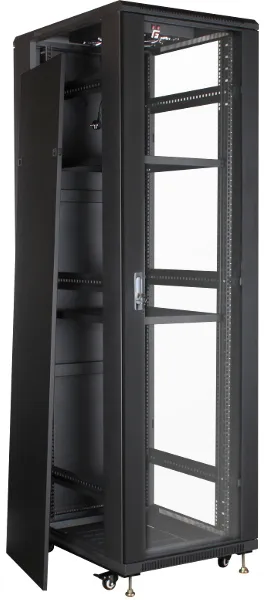 Getfort 42U 600x1000 | Armario rack | De pie, 2 estanterías, 4 ventiladores 3