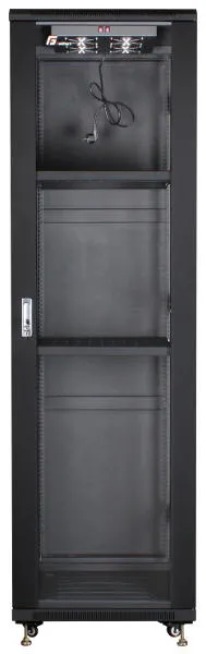 Getfort 42U 600x1000 | Armario rack | De pie, 2 estanterías, 4 ventiladores 4