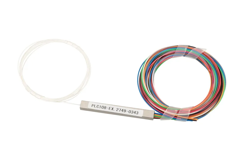 Extralink 1:8 PLC | Splitter | 900um, sin conector Liczba końcówek splittera1x8