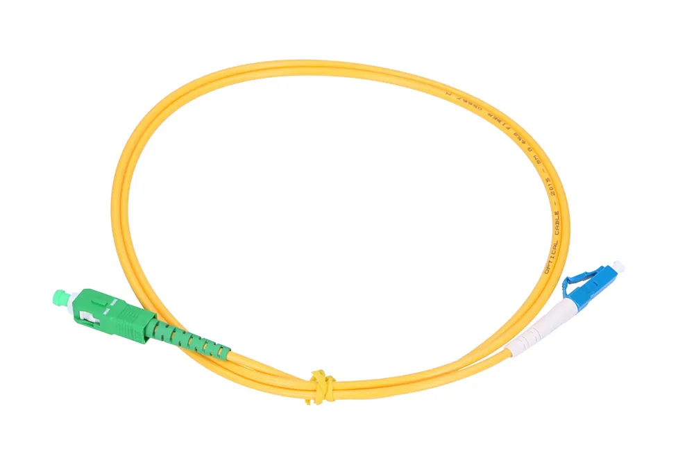 Extralink SC/APC-LC/UPC | Patchcord | Monomodo, Simplex, G652D, 3mm, 1m Długość1m