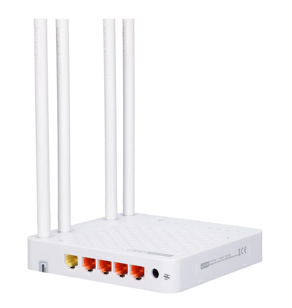 Totolink A850R | WiFi Router | AC1200, Dual Band, MIMO, 5x RJ45 100Mb/s Częstotliwość pracyDual Band (2.4GHz, 5GHz)