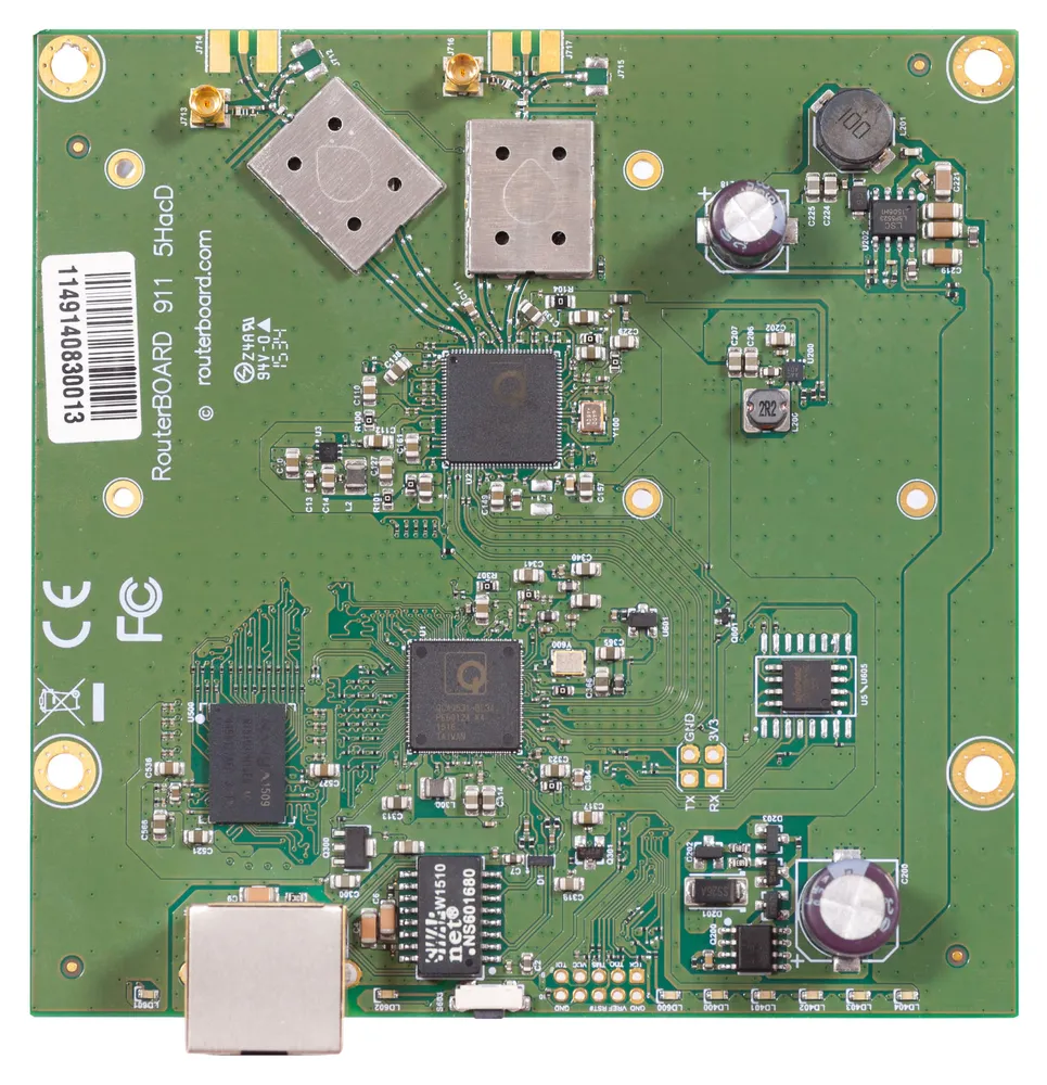 MikroTik 911 Lite5 ac | WiFi Router | RB911-5HacD, 5GHz, 1x RJ45 100Mb/s Częstotliwość pracy5 GHz
