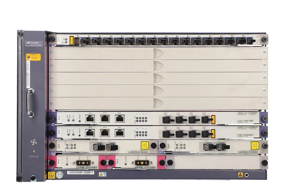 Huawei MA5683T | OLT | 2x SCUN, 2x PRTE, 2x GICF, 1x GPFD 16 SFP C+ 0