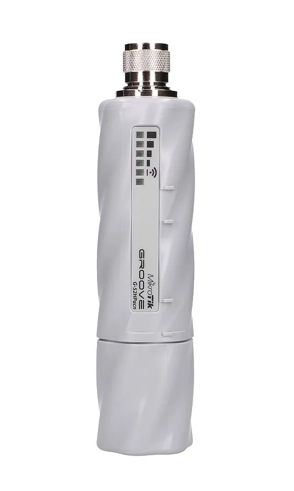 MikroTik Groove 52 ac | Klientské zařízení | RBGrooveG-52HPacn, 2,4GHz, 5GHz, 1x RJ45 1000Mb/s Częstotliwość pracy2.4 GHz