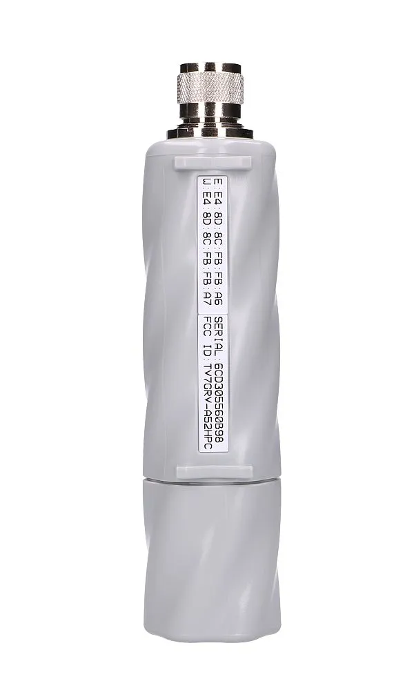 MikroTik Groove 52 ac | Klientské zařízení | RBGrooveG-52HPacn, 2,4GHz, 5GHz, 1x RJ45 1000Mb/s Standard sieci LANGigabit Ethernet 10/100/1000 Mb/s