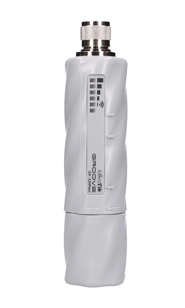MikroTik GrooveA 52 ac | CPE | RBGrooveGA-52HPacn, Dual Band, 1x RJ45 1000Mb/s Maksymalna prędkość transmisji bezprzewodowej433 Mb/s