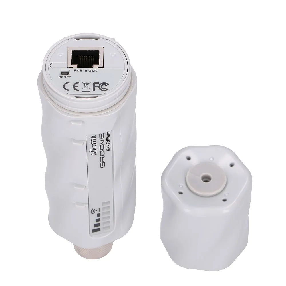 MikroTik GrooveA 52 ac | CPE | RBGrooveGA-52HPacn, Dual Band, 1x RJ45 1000Mb/s Standardy sieci bezprzewodowejIEEE 802.11b