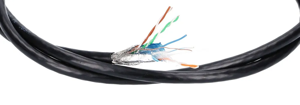 Extralink CAT5E SFTP (SF/UTP) Exterior | Par trenzado | 305M Rodzaj ekranowania kablaSF/UTP