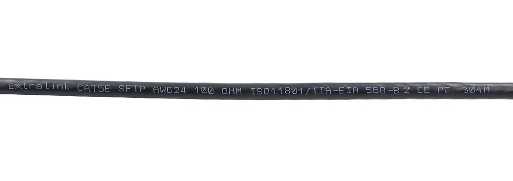 Extralink CAT5E SFTP (SF/UTP) Exterior | Par trenzado | 305M Typ kablaKabel instalacyjny