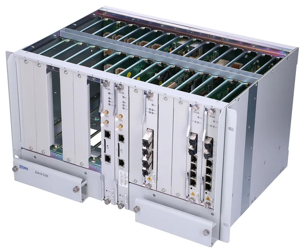 C220 | OLT | GPON, 2x EIG, 2x GCSA, 1x EPFC 5