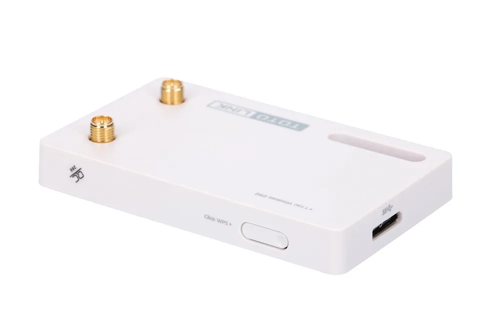 Totolink A2000UA | WiFi USB Adaptor | AC1200, Dual Band, 2x 5dBi Standard sieci LANNie dotyczy