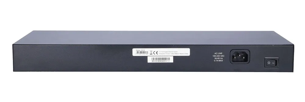 Totolink SG16 | Switch | 16x RJ45 1000Mb/s Gigabit, Rackmount, no gestionado Typ obudowyDesktop