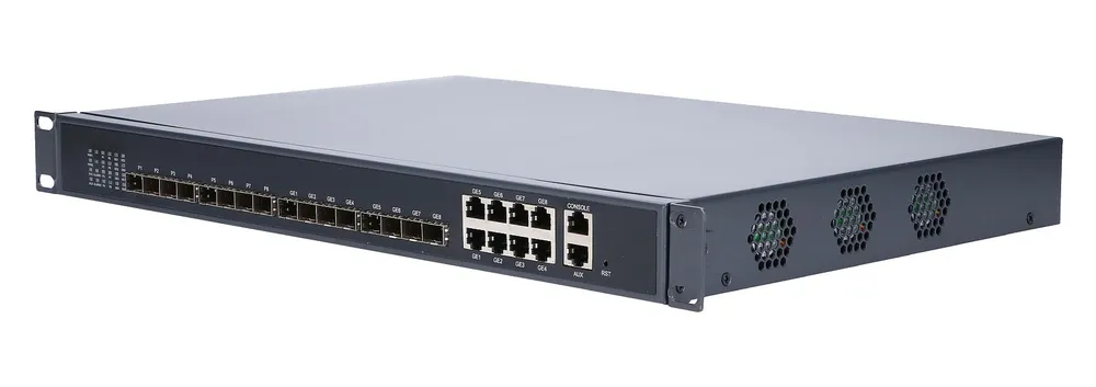 Extralink Predator | OLT | EPON, 1U 19", 8x Gigabit PON, 8x Gigabit Uplink, 8x SFP OLT - Ilość portów PON8