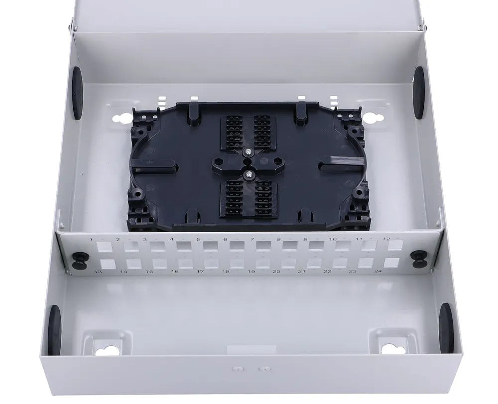 Extralink Fairy | Caja de distribución | Cabinete de metal, 24 soldaduras Wejście typu Mid-SpanNie