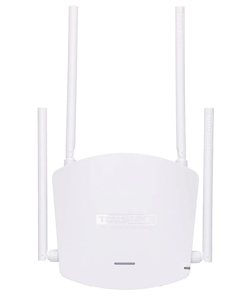 Totolink N600R | WiFi Router | 600Mb/s, 2,4GHz, MIMO, 5x RJ45 100Mb/s, 4x 5dBi Standardy sieci bezprzewodowejIEEE 802.11n