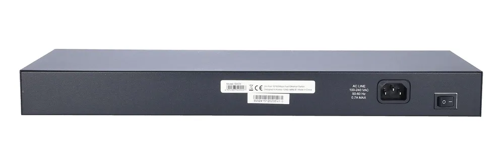 Totolink SW24 | Switch | 24x RJ45 100Mb/s, Rackmount, No gestionado Typ obudowyRack (1U)