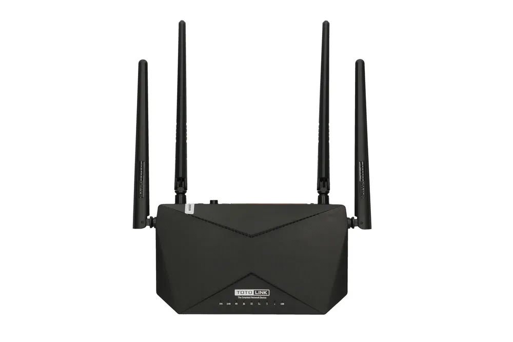 Totolink A3002RU | WiFi Router | AC1200, Dual Band, MU-MIMO, 5x RJ45 1000Mb/s, 1x USB Standardy sieci bezprzewodowejIEEE 802.11g