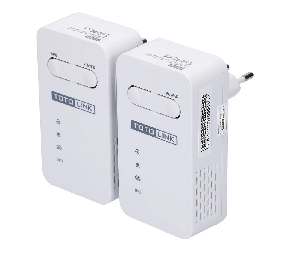 Totolink PLW350 KIT | Power Line | 150Mb/s, 2,4GHz, 1x RJ45 100Mb/s 0