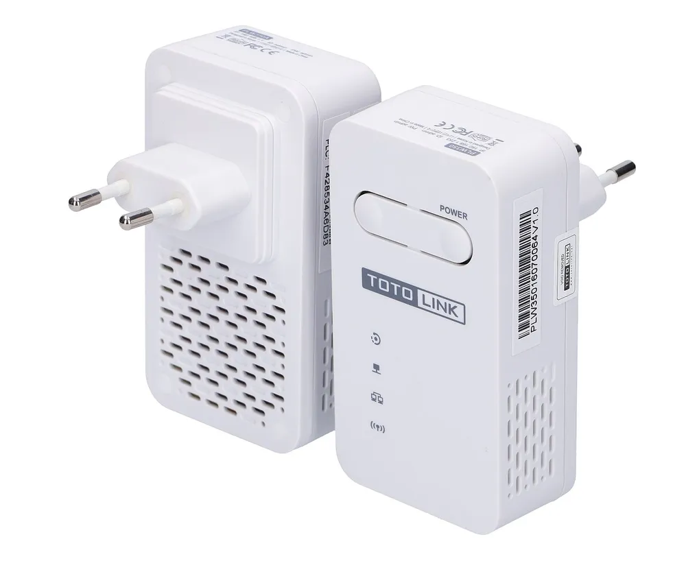 Totolink PLW350 KIT | Power Line | 150Mb/s, 2,4GHz, 1x RJ45 100Mb/s 2