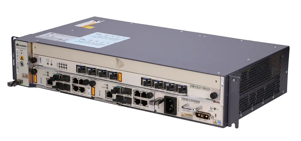 Huawei MA5608T | OLT | GPON, 8 portů GPBD C+, 2x 1,25 Gb/s Uplink, DC OLT - Ilość portów PON8