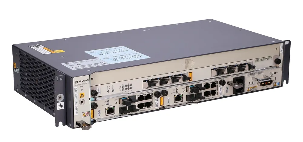 Huawei MA5608T | OLT | GPON, 8 portů GPBD C+, 2x 1,25 Gb/s Uplink, DC Typ obudowyRack (2U)
