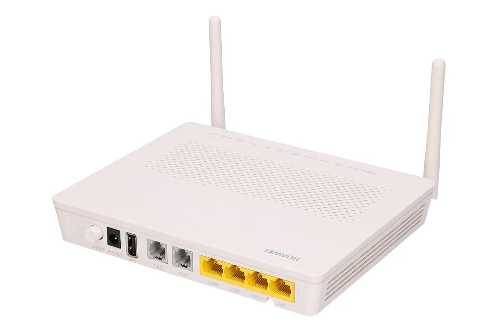 Huawei HG8245H | ONT | 1x GPON, WiFi, 4x RJ45 1000Mb/s, 2x RJ11, 1x USB Porty VoIP2x POTS