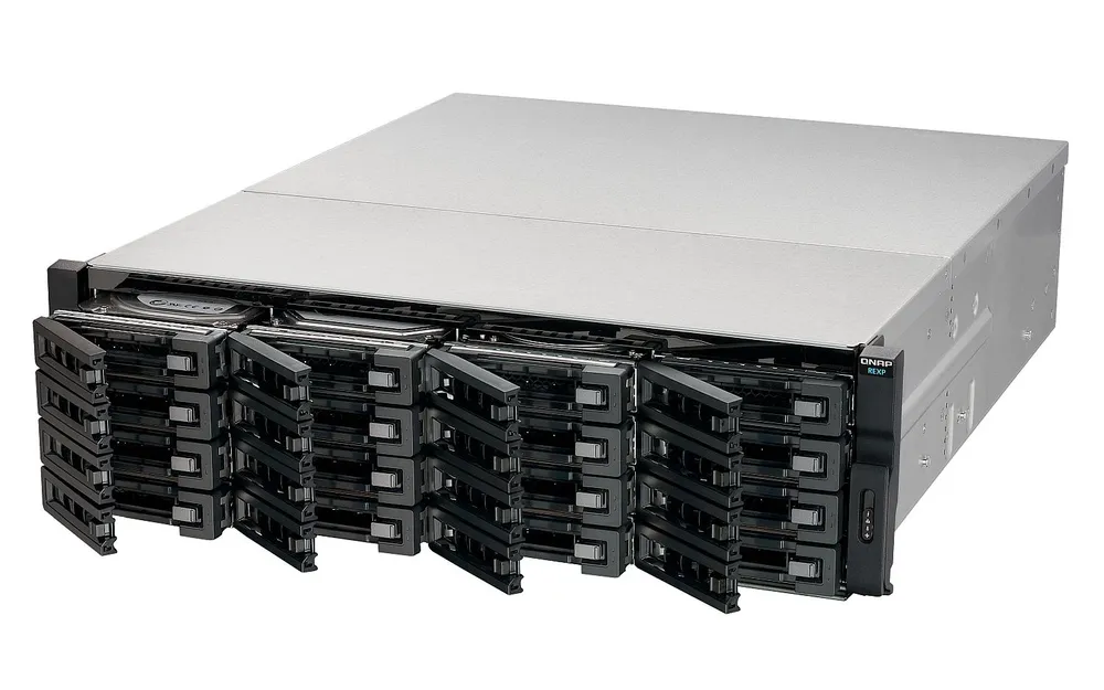 REXP-1620U-RP | Moduł rozszerzający | 3x SAS 12 Gbps, maks. 16x HDD/SSD, 3U rack Ilość zainstalowanych dysków0