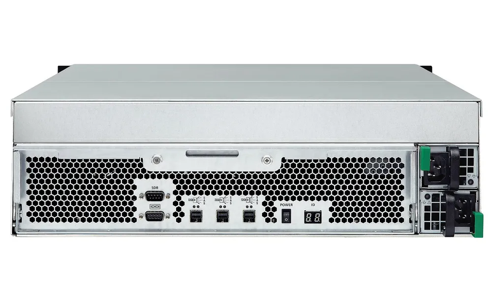 REXP-1620U-RP | Moduł rozszerzający | 3x SAS 12 Gbps, maks. 16x HDD/SSD, 3U rack Maksymalna pojemność urządzenia128 TB